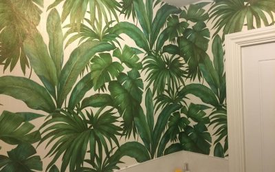 Bathroom Wallpapering In Thame