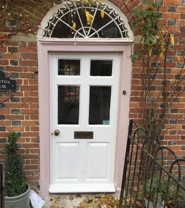 Painting Of Front Door In Oxfordshire