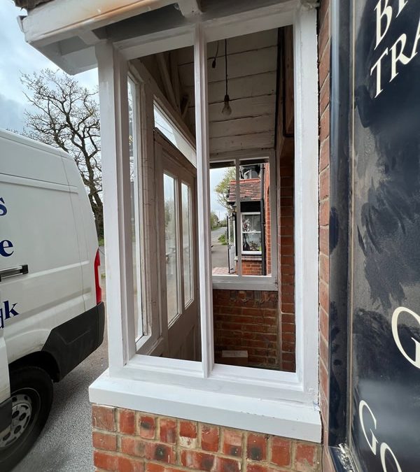 Public House Replacement Porch Window In Reading