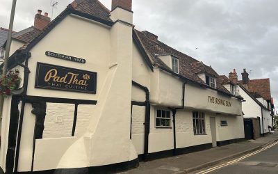 Exterior Painting Of The Rising Sun In Thame