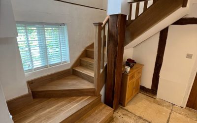 New Bespoke Staircase fitted in an Oxfordshire Cottage