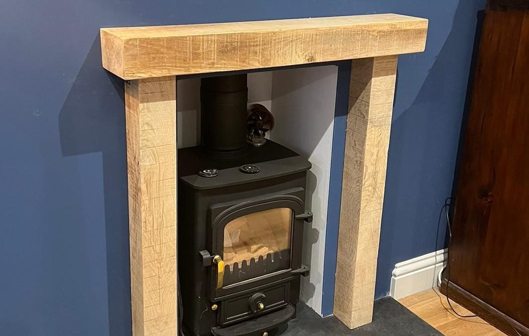 Oak Surround Carpentered For A Fireplace In Oxford