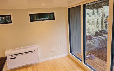 Garden Office Decorating Project in Horton-cum-Studley, Oxfordshire