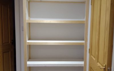 Bespoke Wooden Shelving Created For A Home In Oxford