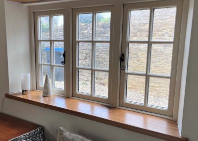 New Oak Window Sill Installation – The Cotswolds