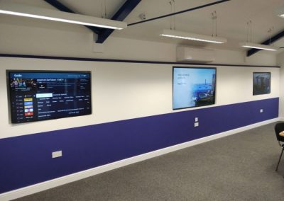 Commercial Media Wall Installation – Oxfordshire