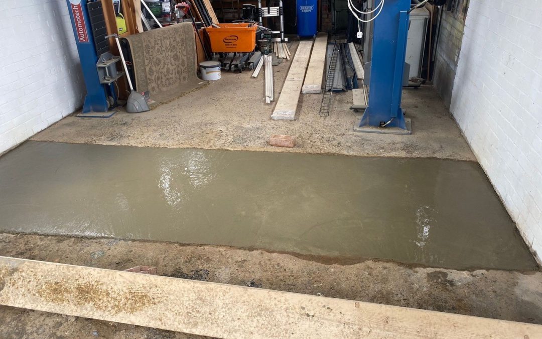 Foundations Of A Car Lift Using Concrete – Buckinghamshire