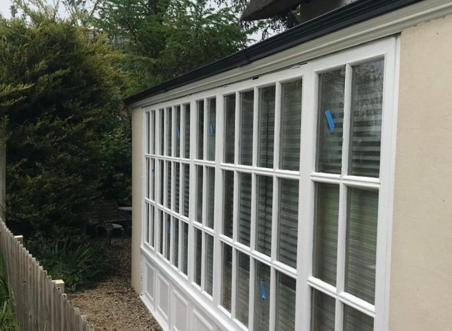 Wooden Conservatory Window Repair & Repainting – Oxford