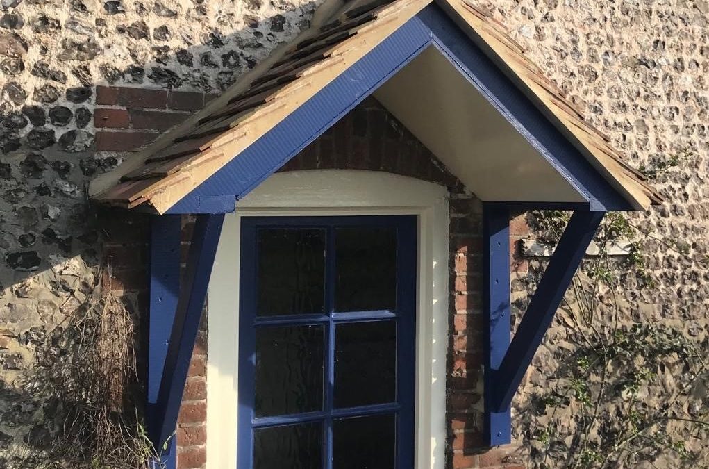 Bespoke Wooden Porch & Front Door Repair – The Cotswolds
