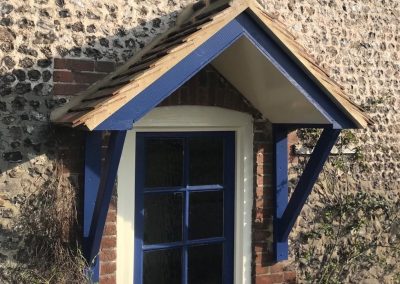 Bespoke Wooden Porch & Front Door Repair – The Cotswolds