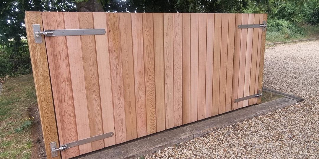 Cedar Cladded Bin Store – Beckley, Oxfordshire