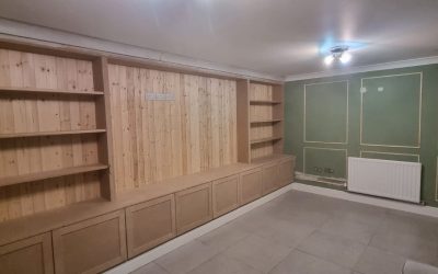 Bespoke TV Media Unit & Wall Panelling – Didcot