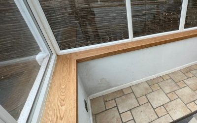 Timber Conservatory Window Sills – Littlemore, Oxford