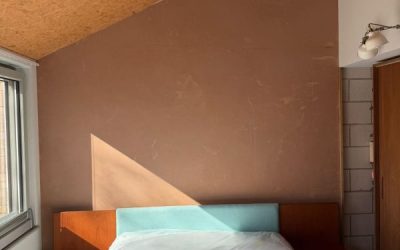 Installed insulated plasterboard and skimmed wall in Oxford