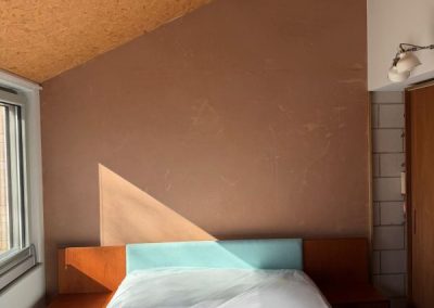 Installed insulated plasterboard and skimmed wall in Oxford