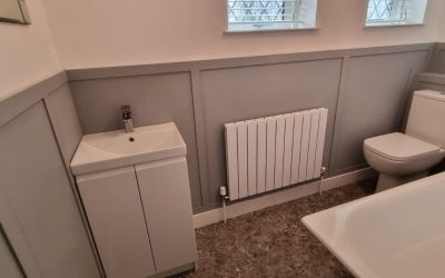Bathroom Renovation With Panelling – Prestwood
