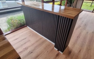Office Entrance Wooden Worktop & Decorating – Long Crendon