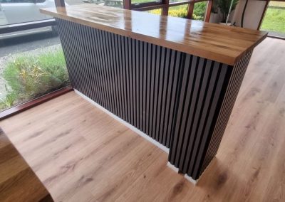 Office Entrance Wooden Worktop & Decorating – Long Crendon